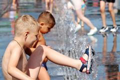 Zahraničí / Ilustrační snímek / Léto / Horko / Vedro / Počasí / Osvěžení / Teplota / Shutterstock