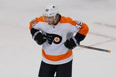 hokej, NHL 2019/2020, Tampa - Philadelphia, Joel Farabee