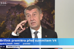 Babiš si na tiskové konferenci volal se slovinským premiérem
