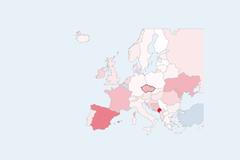 V úterý bylo Česko páté nejhorší v Evropě