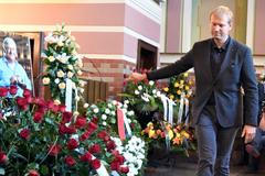 Pohřeb hokejového trenéra Miloše Říhy