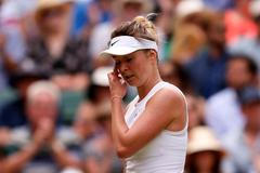 Elina Svitolinová v semifinále Wimbledonu 2019