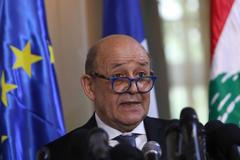 Francouzský ministr zahraničí Jean-Yves Le Drian.