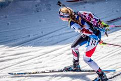 Nové Město na Moravě, SP v biatlonu (Markéta Davidová)