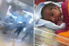 VIDEO: Porod přímo při bejrútské explozi: Holčička se narodila zdravá