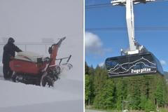 Evropa se chystá na vedra, na Zugspitze napadlo téměř půl metru sněhu
