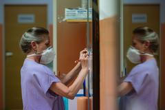 ilustrační Koronavirus, coronavirus, covid19, maska, rouška, nemocnice, Bulovka, Nemocnice Na Bulovce