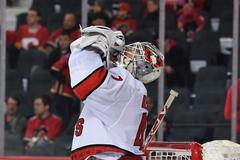 NHL: Carolina Hurricanes at Calgary Flames