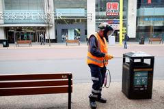 Pěší zóna v Leicesteru.