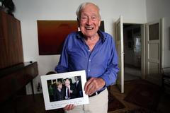 Rudolf Zahradník s Angelou Merkel