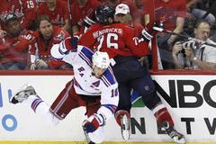 Stanley Cup: Washington - NY Rangers (Marc Staal, Matt Hendricks)