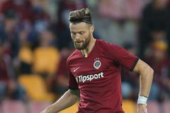 Ondřej Čelůstka v zápase 2. kola F:L Sparta - Olomouc