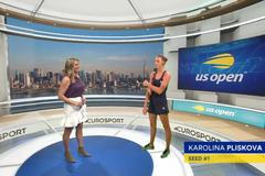 Karolína Plíšková, Eurosport, Barbara Schettová, The Cube, US Open 2020