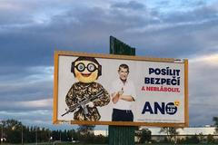 Babiš billboard