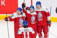 Jan Myšák, Martin Lang, Martin Haš a Michal Teplý, Česko - Rakousko MSJ