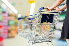 Nakupování, nákupní košík, žena, ilustrační foto