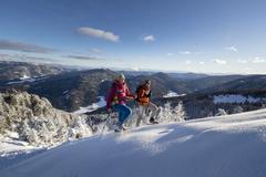 Rakousko zima turistika sněžnice