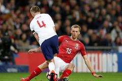 fotbal, kvalifikace ME 2020, Anglie - Česko, Eric Dier, Tomáš Souček