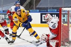 hokej, MS hráčů do 20 let 2021, Česko - Švédsko,