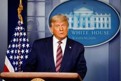 Trump, tisková konference 5.11. 2020