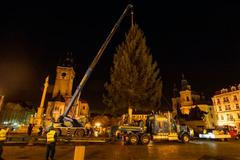 Vánoční strom na Staroměstském náměstí