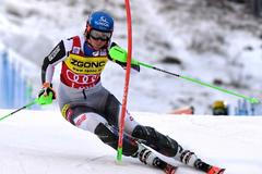 Petra Vlhová ve slalomu SP v Levi