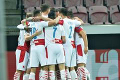 Slávistická radost v odvetě 4. předkola LM Midtjylland - Slavia Praha