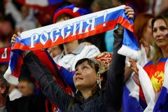 MS 2017, Rusko-Slovensko: ruská fanynka