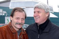 Petr Janečka (vlevo) s Karlem Jarůškem