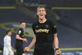 12. kolo anglické Premier League, Leeds - West Ham: Tomáš Souček slaví gól West Hamu na 1:1