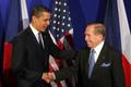 Obama v Praze s Václavem Havlem