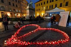 Průvod Srdce za Václava Havla