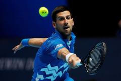 Turnaj mistrů 2020: Novak Djokovič v zápase proti Diegu Schwartzmanovi ve skupině