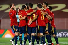 Španělští fotbalisté v Lize národů 2020