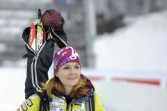 Kateřina Emmons, bývalá střelkyně a nynější poradkyně biatlonistů v Novém Městě 2018