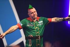 Skotský šipkař Peter Wright