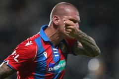 Zdeněk Ondrášek v zápase Bohemians 1905 - Plzeň