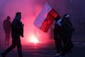 People mark the National Independence Day in Warsaw