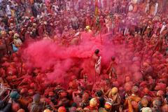 Indický svátek barev Holi