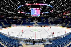 Zimní stadion Ondreje Nepely v Bratislavě během MS v hokeji 2019