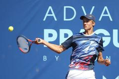 Jonáš Forejtek na challengeru v Praze 2019