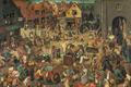 Pieter Bruegel starší: Zápas masopustu s půstem, 1559