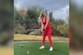 Při tréninku golfistky Paige se potí hlavně diváci. Sledujte Sportovní Sociál