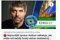 podvodný bannner kellner