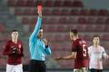 fotbal, Evropská liga 2020/2021, Sparta Praha - AC Milán, Dominik Plechatý, červená karta
