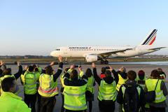 letiště tegel berlín německo poslední let