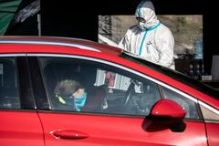 Drive-in Volby koronavirus Letná