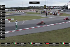 Italský motokárista Luca Corberi