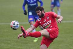 fotbal, Fortuna:Liga 2020/2021, Olomouc - Brno, Timotej Záhumenský