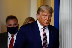 Trump, tisková konference 5.11. 2020